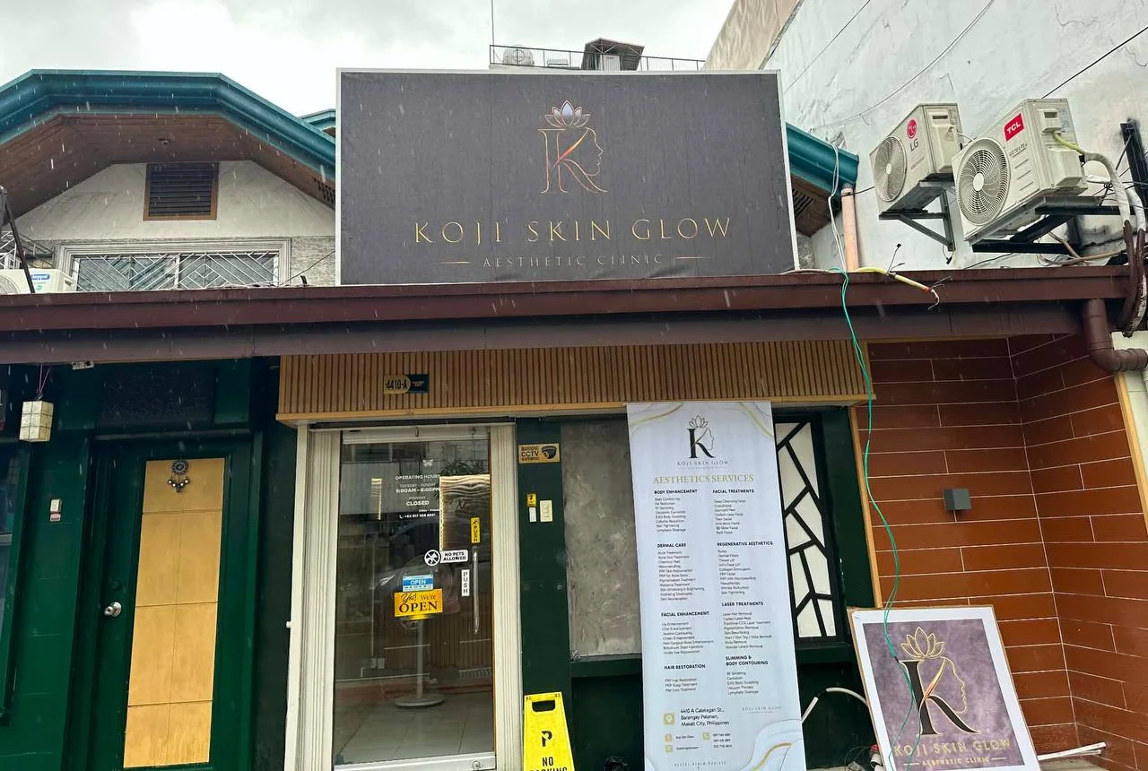 Koji Skin Glow clinic storefront and entrance
